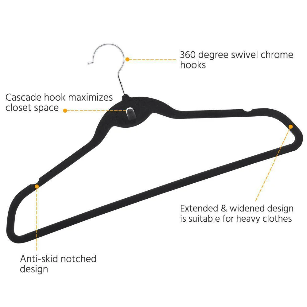 Yaheetech Velvet Hangers - Image 4
