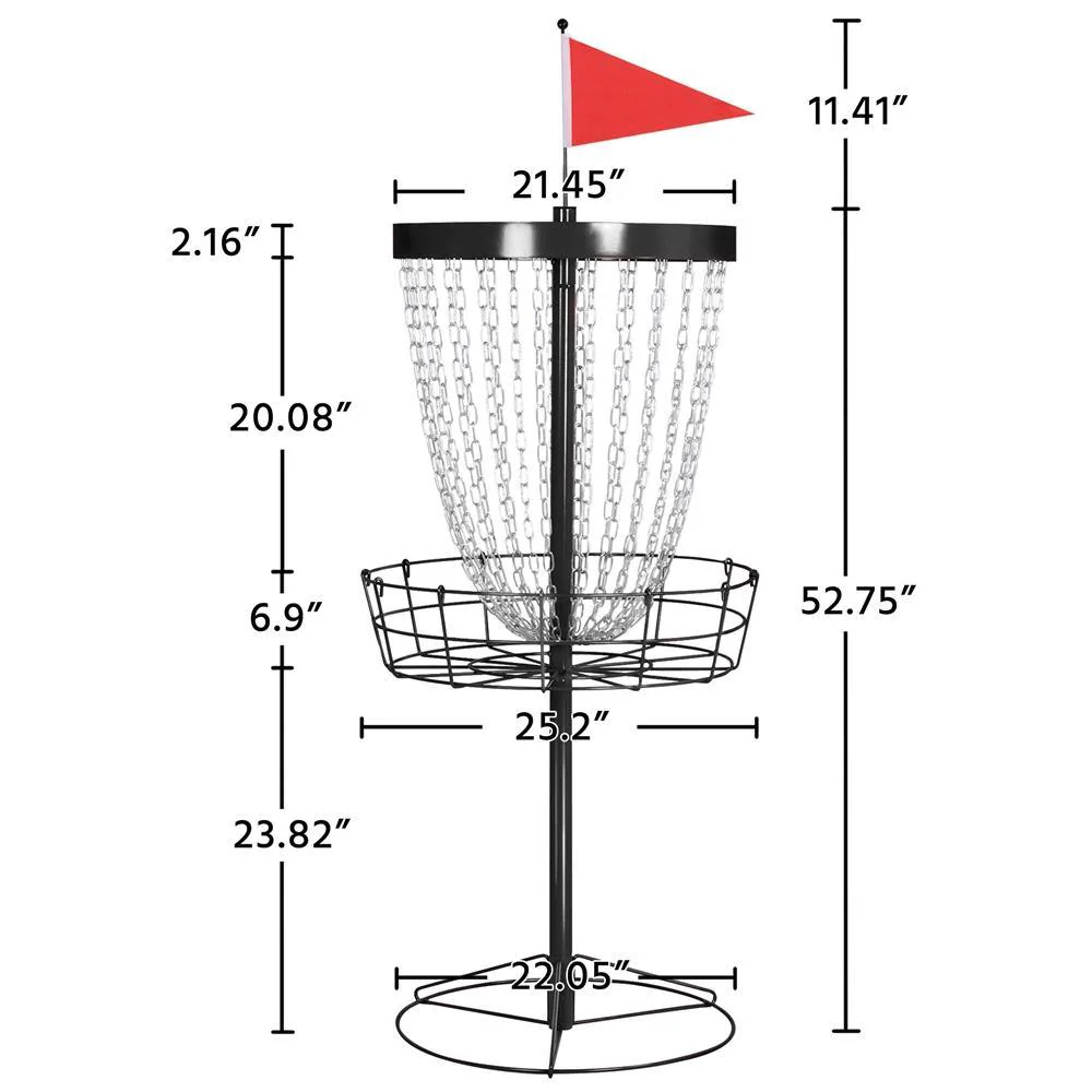 Yaheetech Disc Golf Basket 24-Chain - Image 4