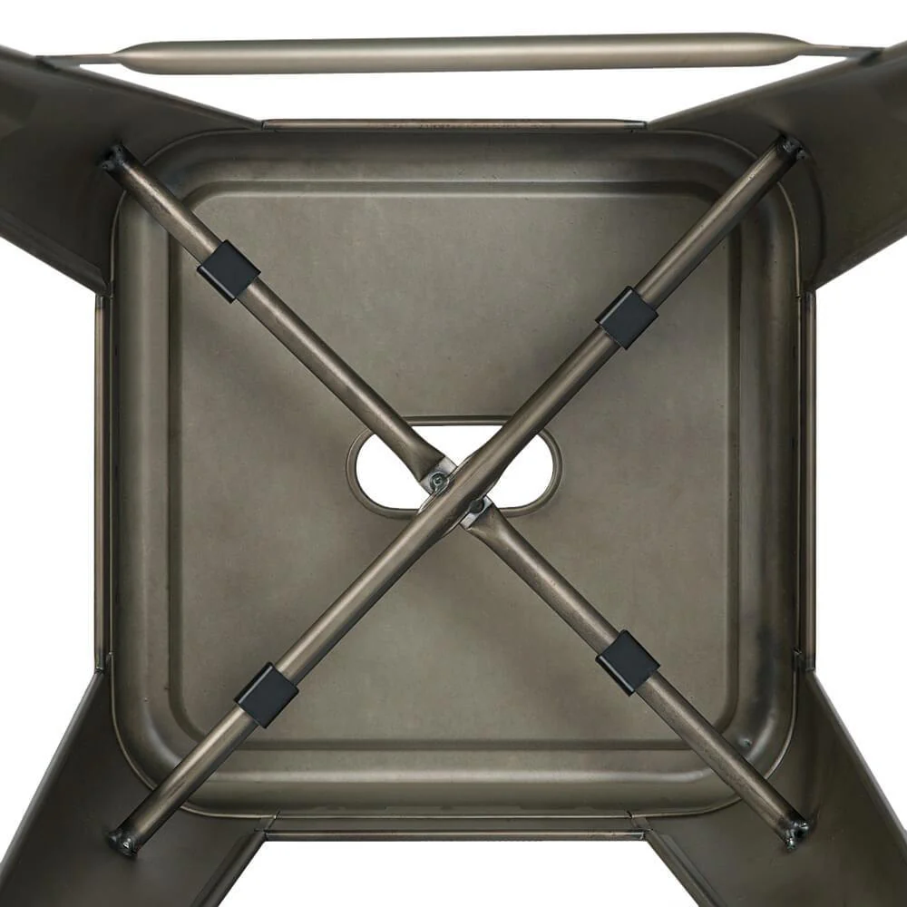 Yaheetech 24 inch Set of 4 Counter Height Metal Bar Stools - Image 6