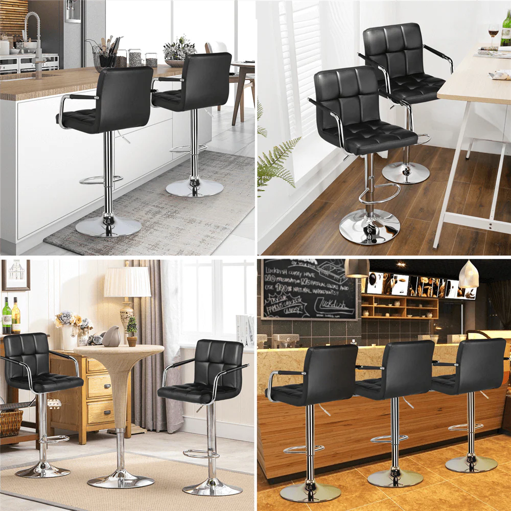 Yaheetech Bar Stools Adjustable Counter Stools - Image 20