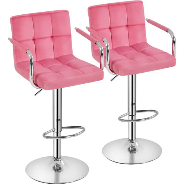 Yaheetech Bar Stools Adjustable Counter Stools - Image 8