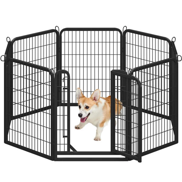 Set of 3 -31.5″ Tall 8 Panels Dog Playpen