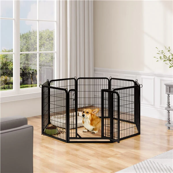 Set of 3 -31.5″ Tall 8 Panels Dog Playpen - Image 3