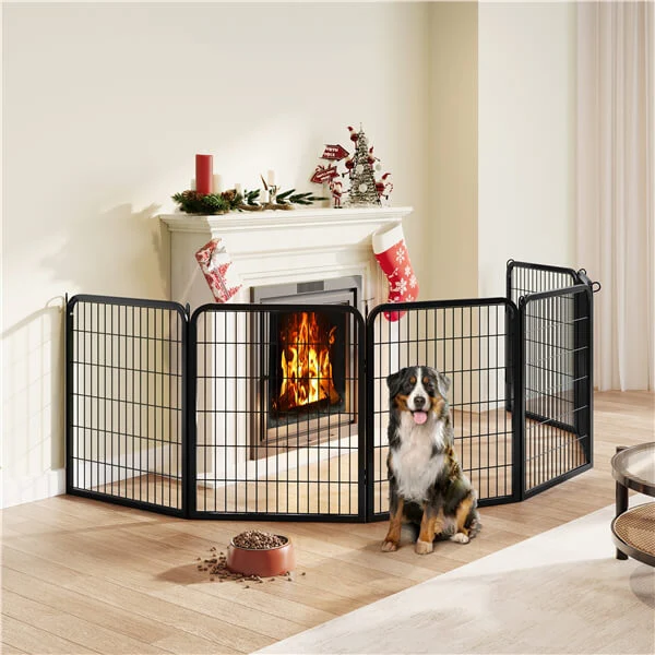 Set of 3 -31.5″ Tall 8 Panels Dog Playpen - Image 4