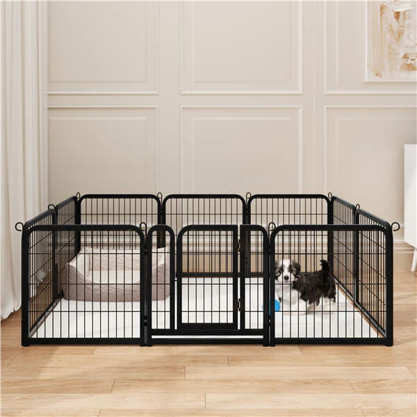 Yaheetech 31.5″ Tall 2 Panels Dog Playpen - Image 2