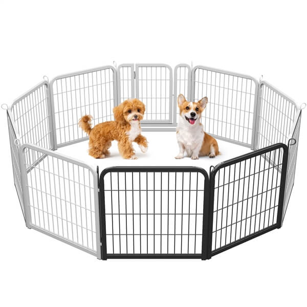 Yaheetech 31.5″ Tall 2 Panels Dog Playpen - Image 4