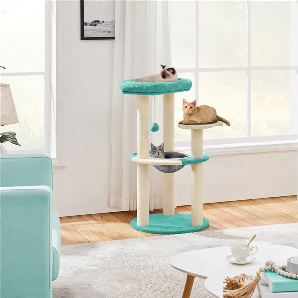 35.5″ Tall Ocean Cat Tree - Image 4