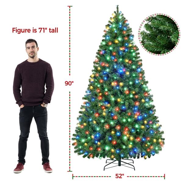 Yaheetech Pre-lit Artificial Christmas Tree - Image 5