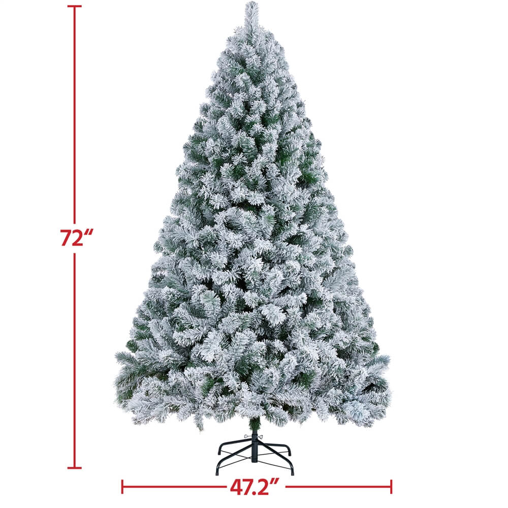 Yaheetech Frosted Artificial Christmas Tree - Image 6