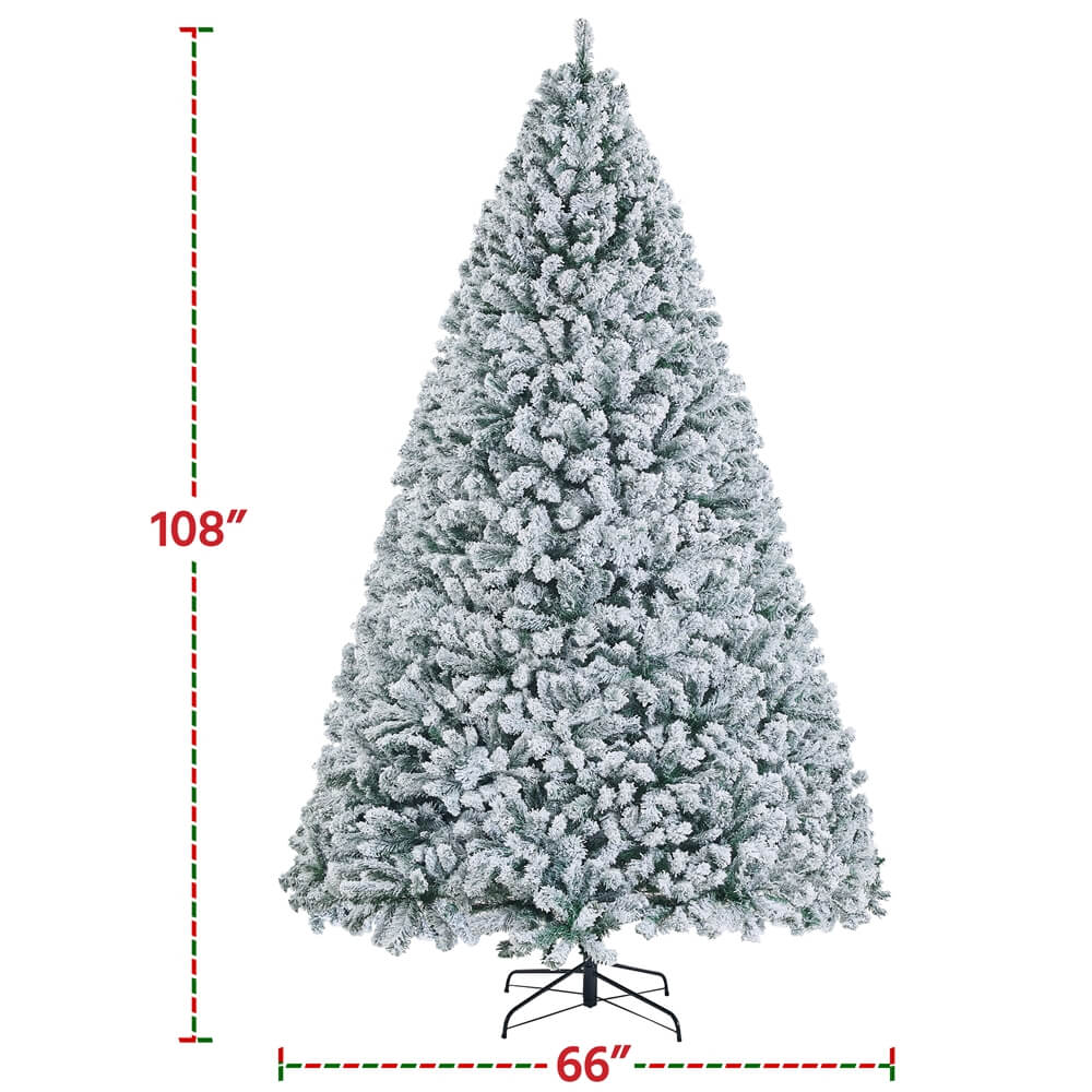 Yaheetech Frosted Artificial Christmas Tree - Image 7