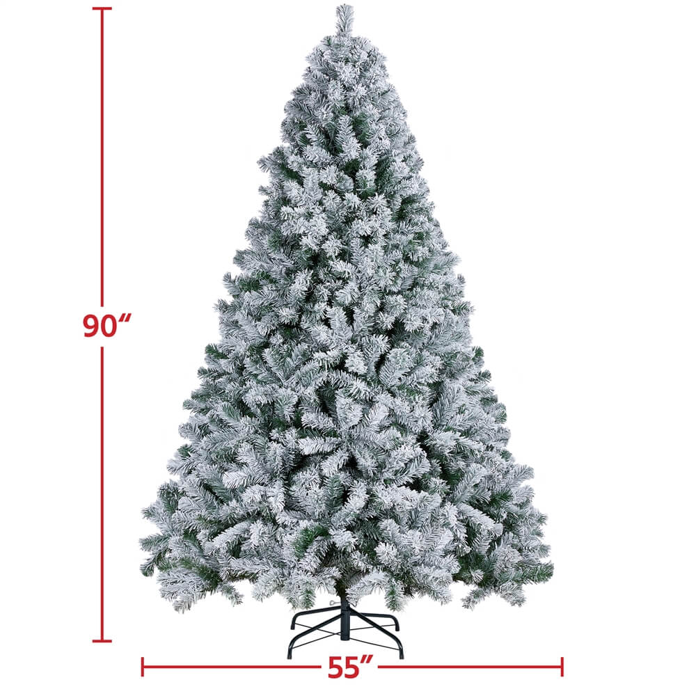 Yaheetech Frosted Artificial Christmas Tree - Image 8