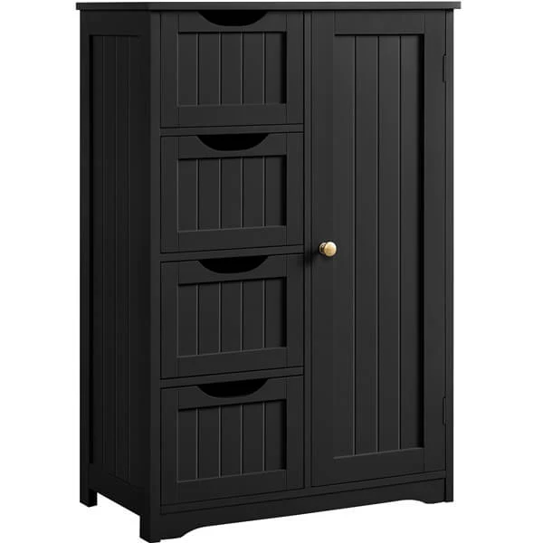 Yaheetech Bathroom Cabinet 4 Drawers - Image 6