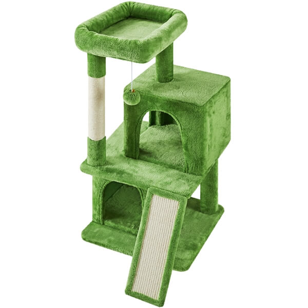 57.5'' Height Cat Tree Condo Kitten Tree Tower - Image 2