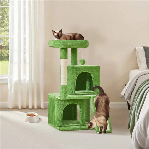 57.5'' Height Cat Tree Condo Kitten Tree Tower - Image 3