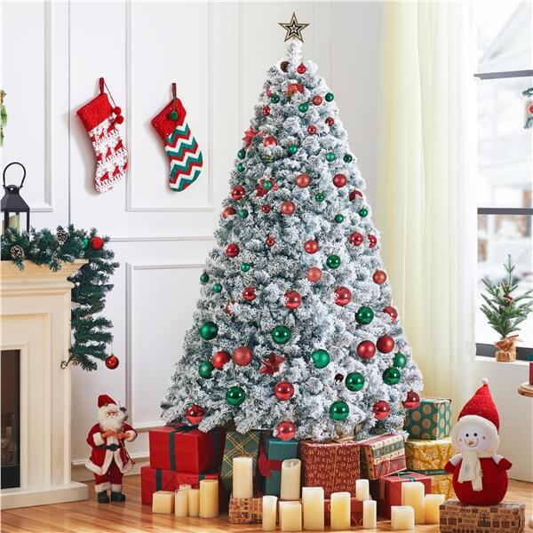 Yaheetech Pre-lit Spruce Artificial Christmas Tree - Image 16
