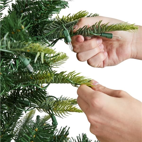 Yaheetech Pre-lit Aspen Fir Artificial Christmas Tree - Image 6
