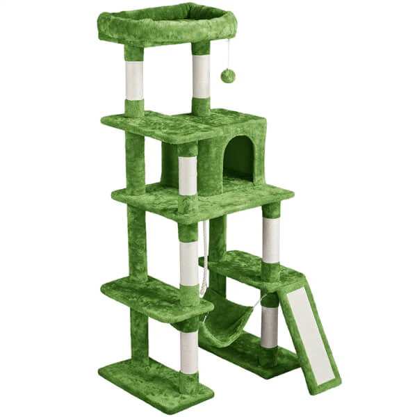 70″ Tall Cat Tree Condo Kitten Tree Tower - Image 5