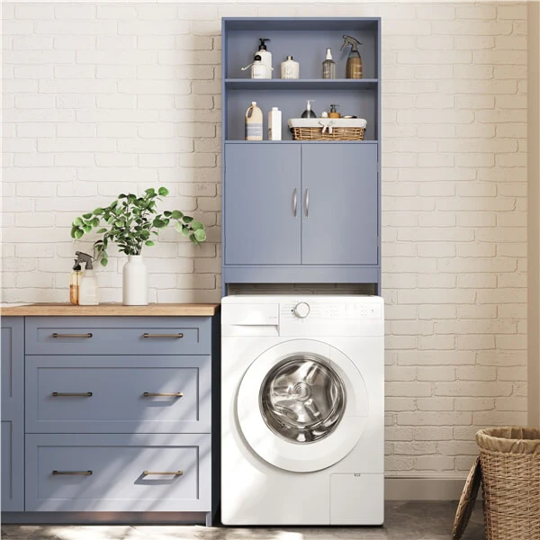 77″ Tall Over The Toilet Storage Cabinet - Image 2