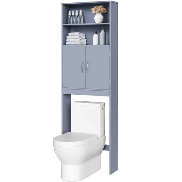 77″ Tall Over The Toilet Storage Cabinet - Image 6