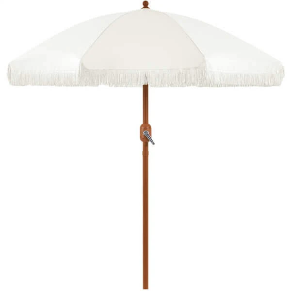 9ft Eight-Rib Holiday Style Patio Umbrella