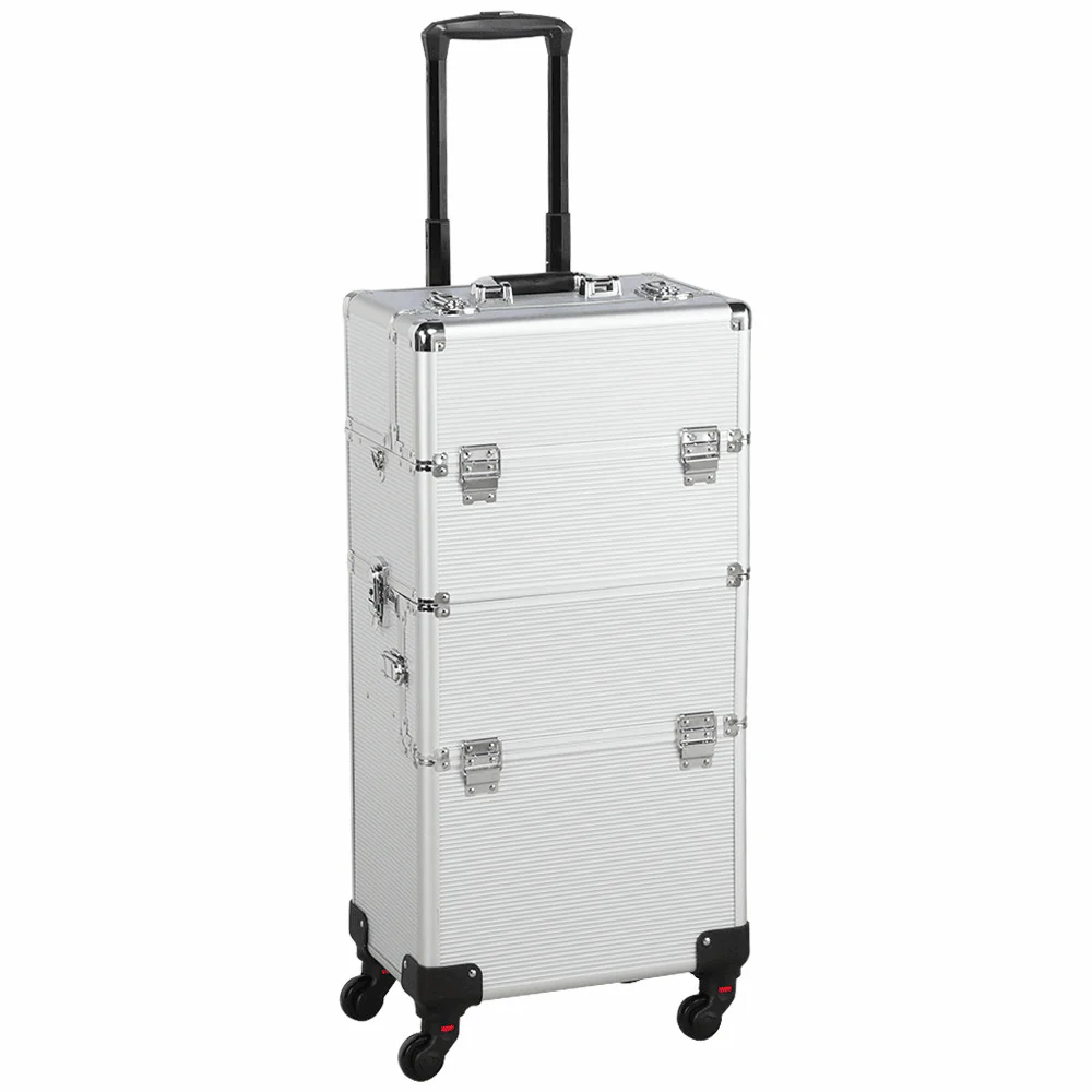 Yaheetech 41.9 Inch Makeup Train Case 3 In 1 - Image 4