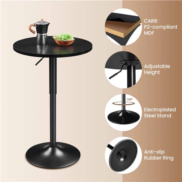 Yaheetech Round Bar Table - Image 6