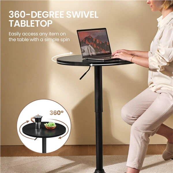 Yaheetech Round Bar Table - Image 7