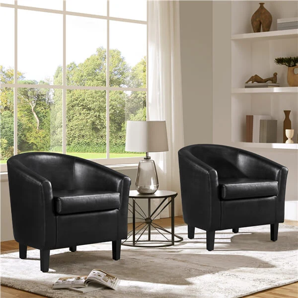 Yaheetech Barrel Chairs Set of 2 - Image 14