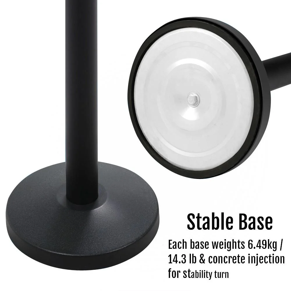Yaheetech Belt Queue Stanchion Set of 2 Posts - Image 7