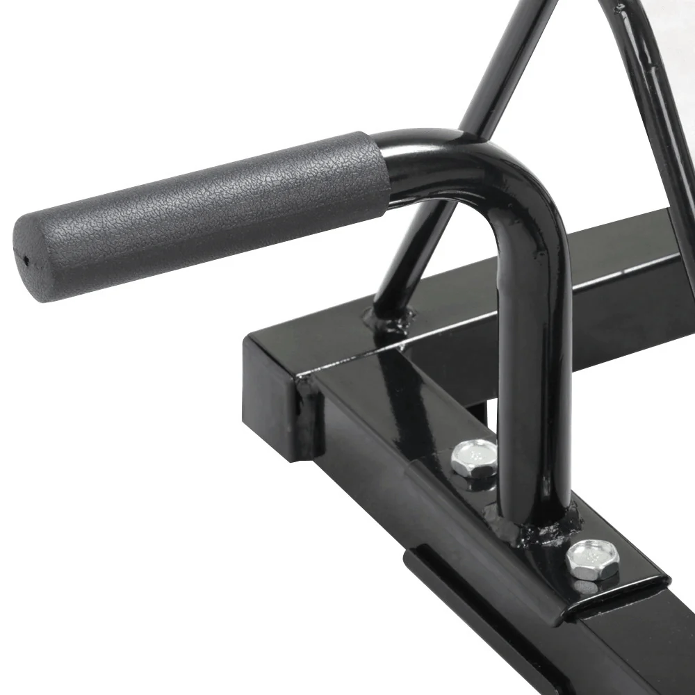 Yaheetech Horizontal Plate and Olympic Bar Rack - Image 3