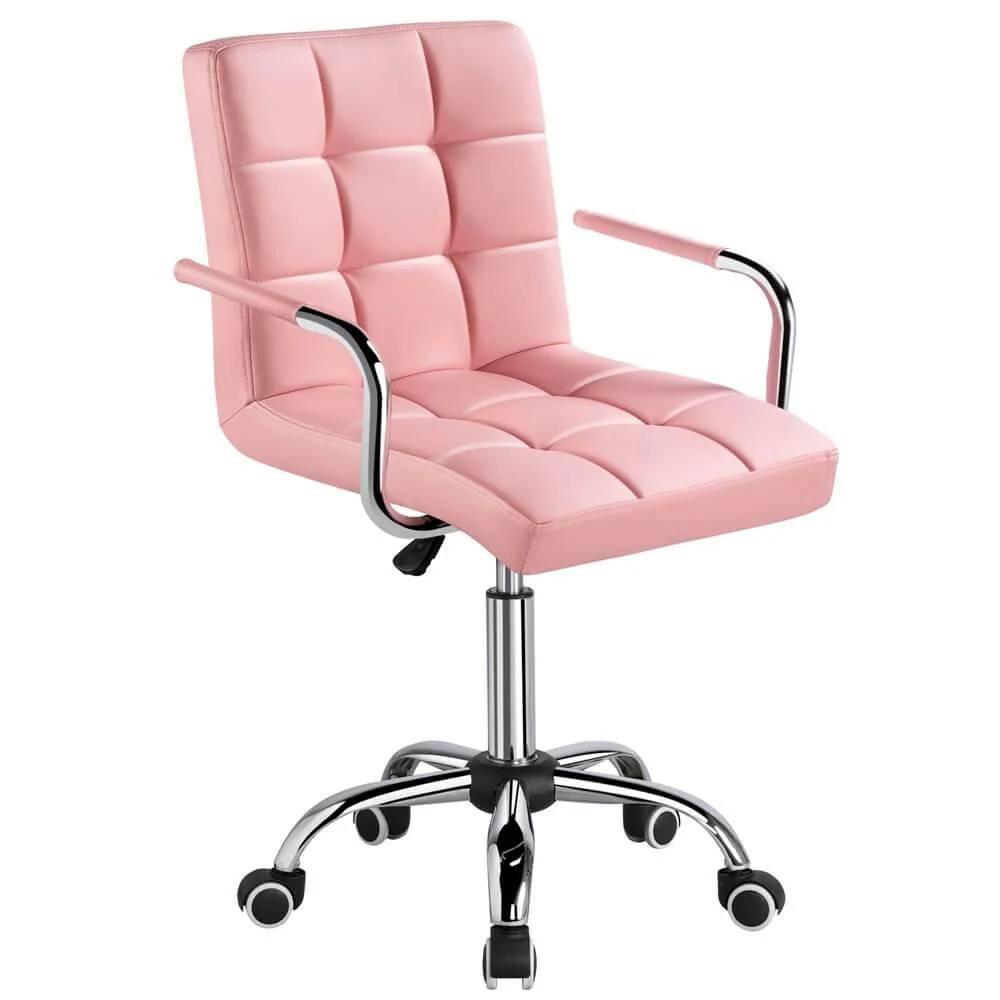 Yaheetech Armrests Modern PU Leather Office Chair - Image 4