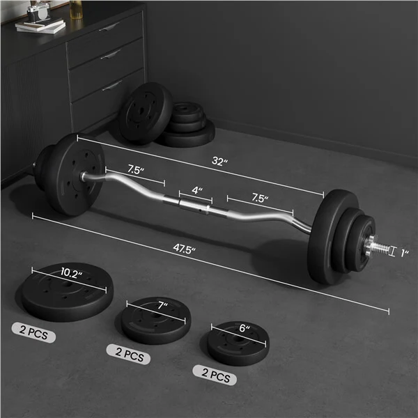 Yaheetech Barbell Set - Image 5