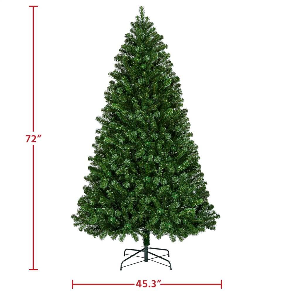 Yaheetech Pre-lit Artificial Christmas Tree 6 ft - Image 4