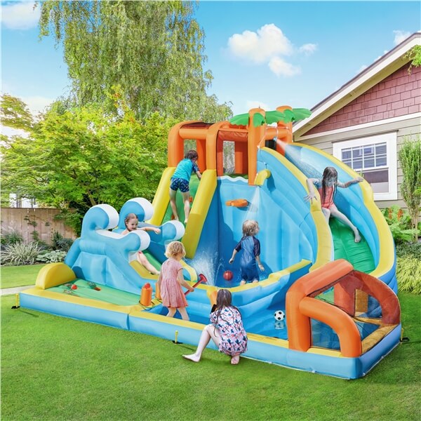 Yaheetech 10 in 1 Inflatable Water Slide