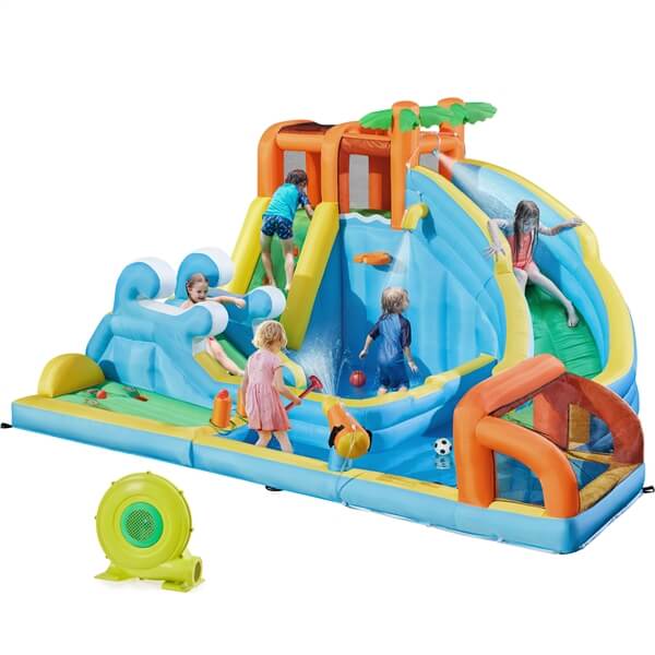 Yaheetech 10 in 1 Inflatable Water Slide - Image 2