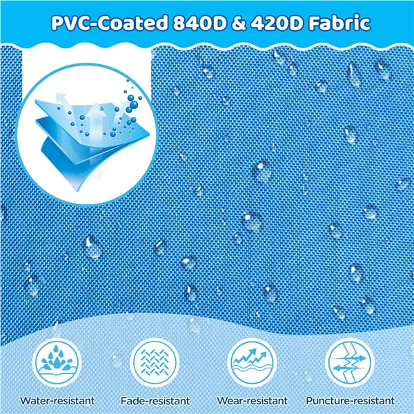 Yaheetech 10 in 1 Inflatable Water Slide - Image 9
