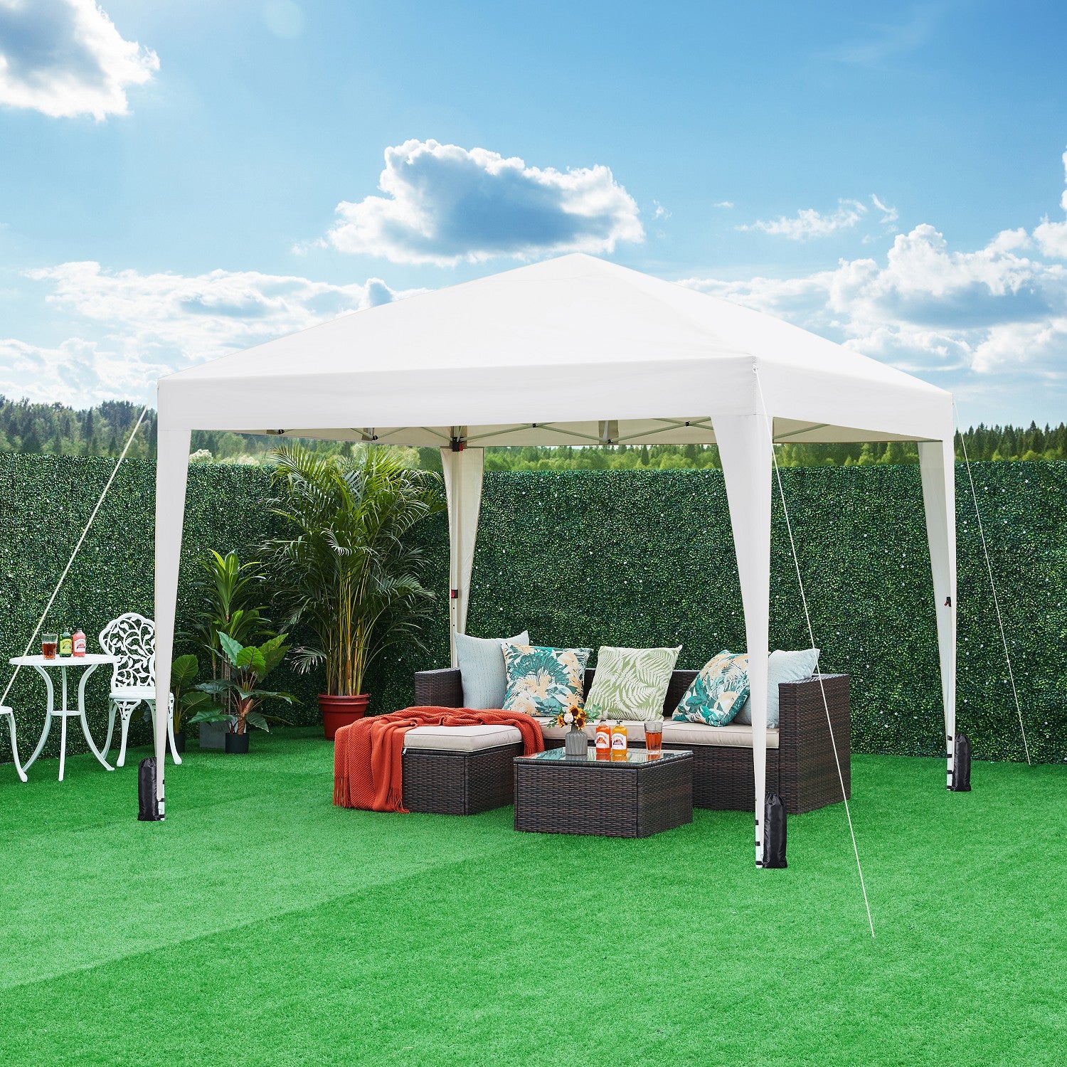 Yaheetech 10x10ft Canopy with Sidewall - Image 10