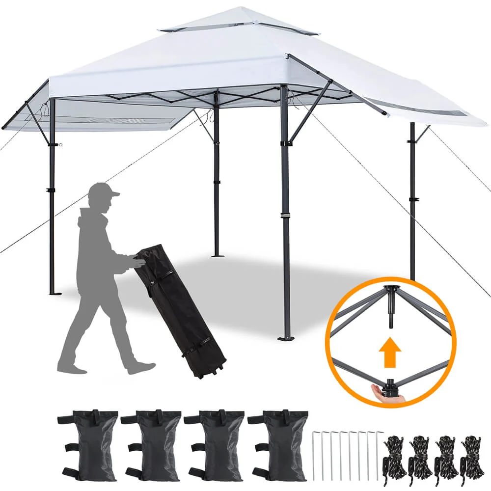 Yaheetech 10x17 Pop-up Gazebo Canopy - Image 7