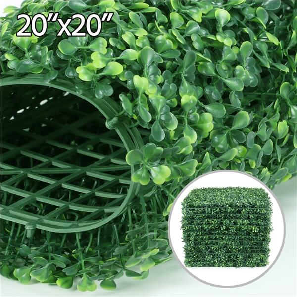 Yaheetech 12 PCS 20"x 20" Artificial Boxwood Panels - Image 4