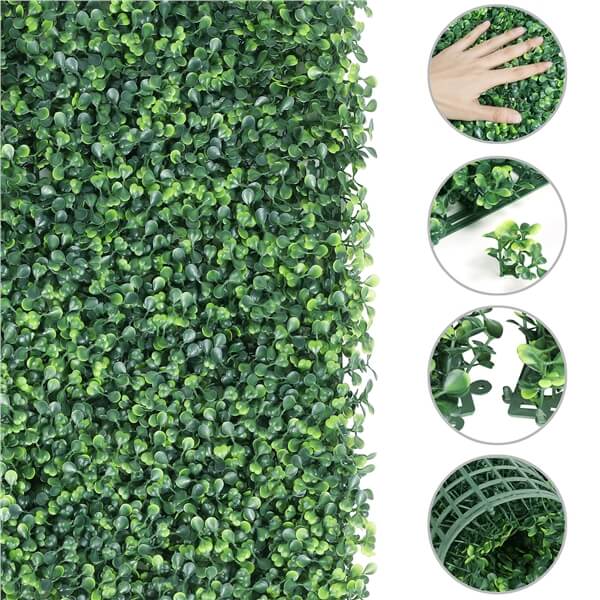 Yaheetech 12 PCS 20"x 20" Artificial Boxwood Panels - Image 5