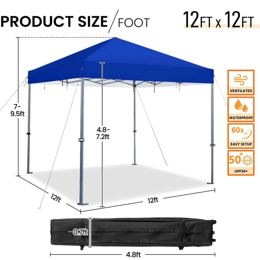 Yaheetech 12x12 Pop Up Canopy Tent - Image 4