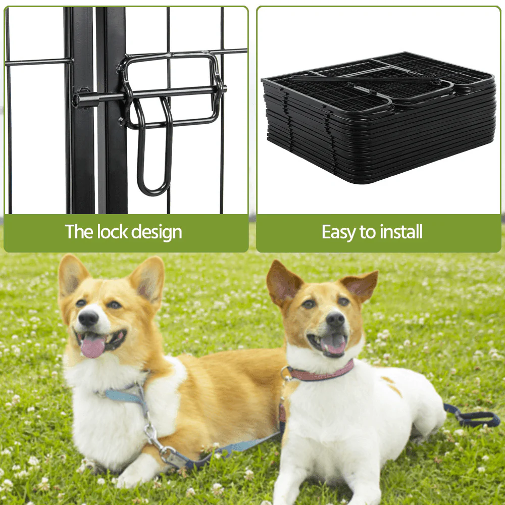 Yaheetech 24 Inch 16 Panels Dog Playpen - Image 10