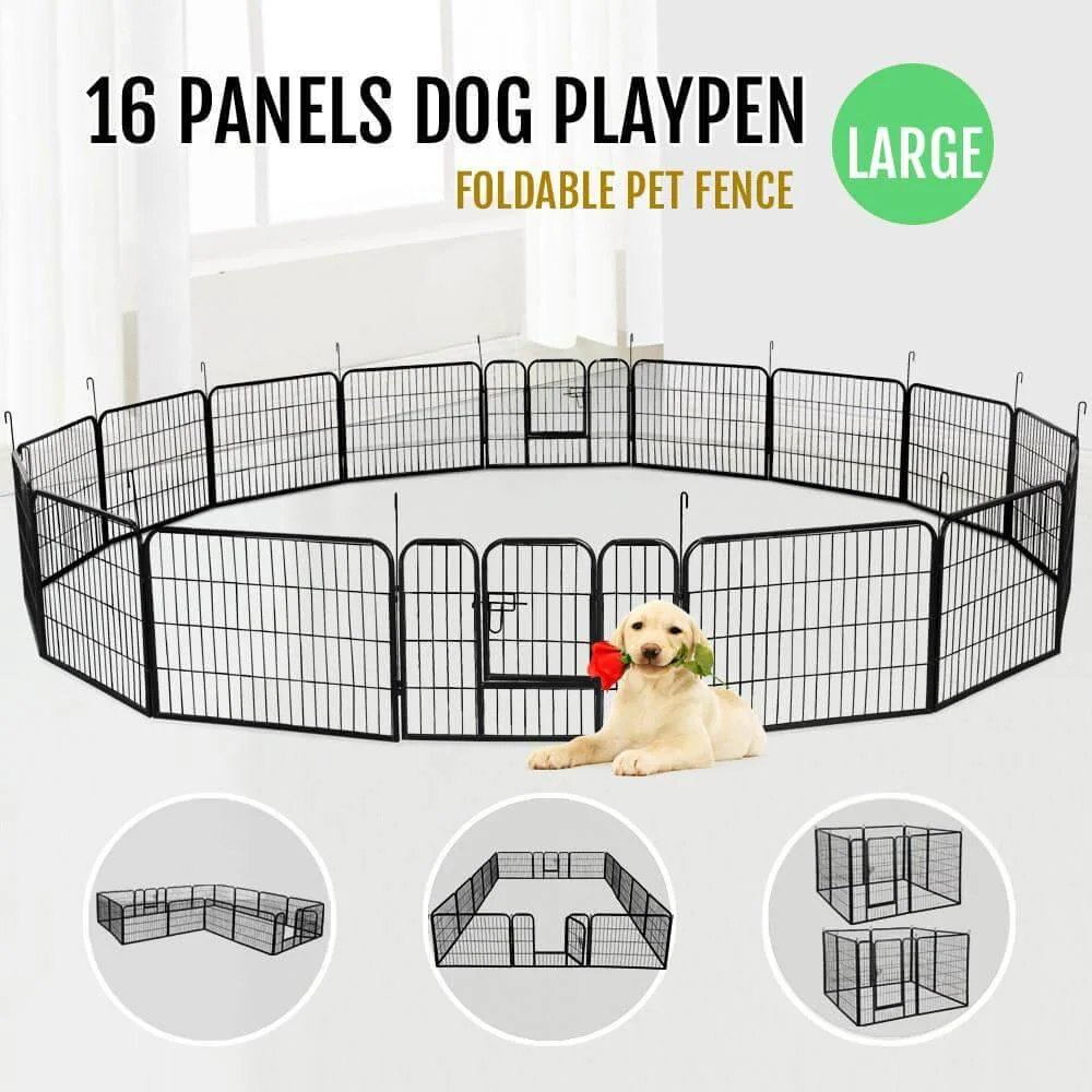 Yaheetech 24 Inch 16 Panels Dog Playpen - Image 7