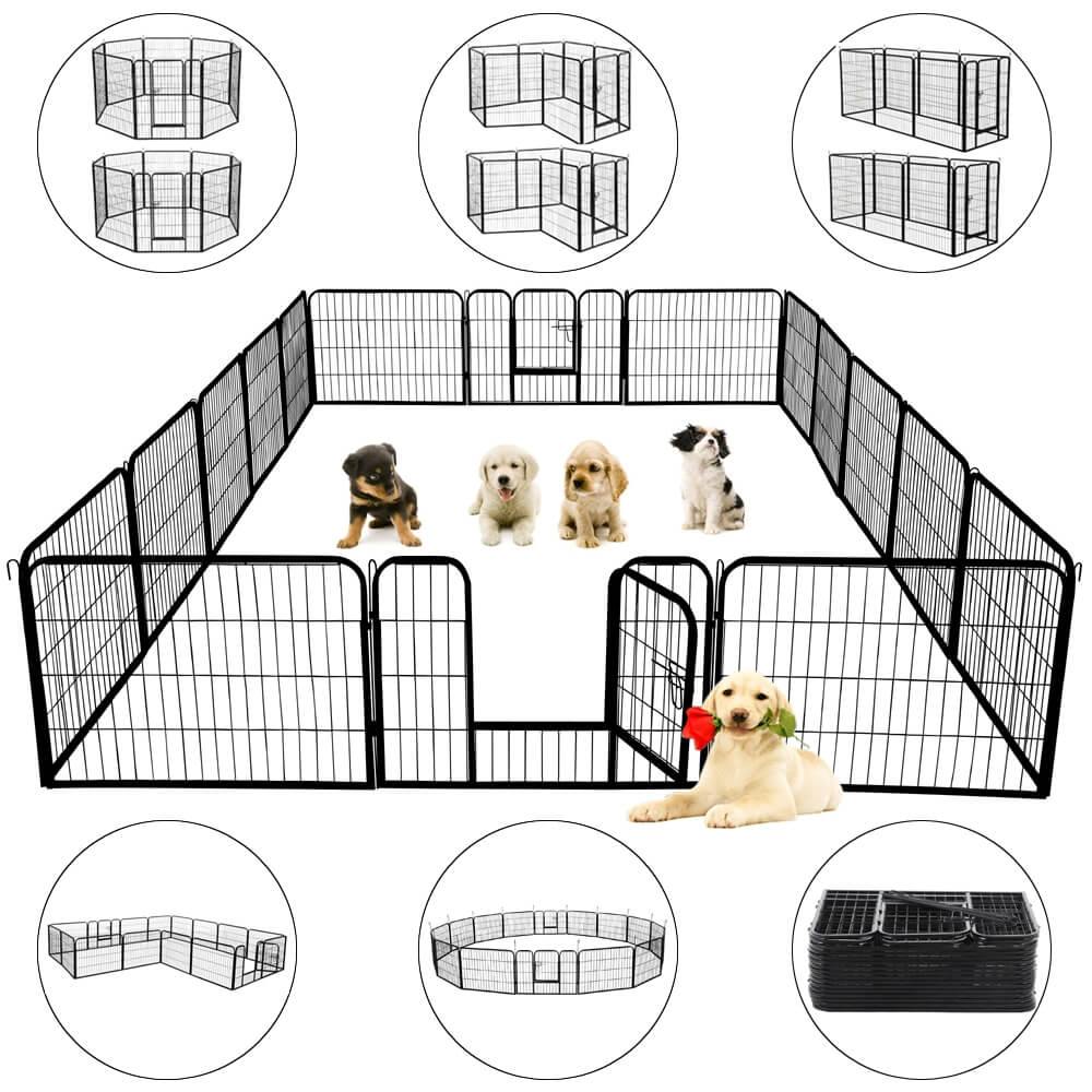 Yaheetech 24 Inch 16 Panels Dog Playpen - Image 8