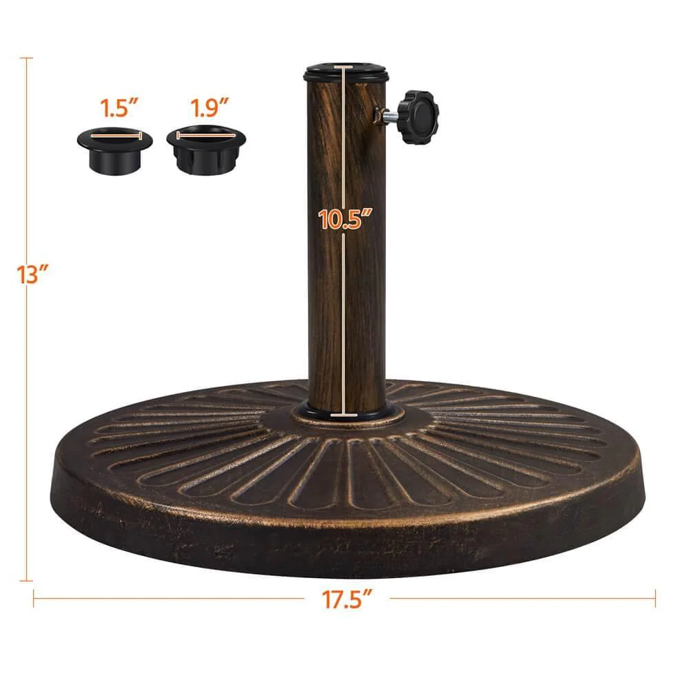 Yaheetech 22lbs 17.5" Patio Umbrella Base - Image 4