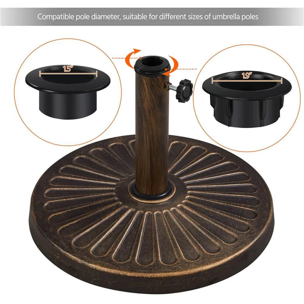 Yaheetech 22lbs 17.5" Patio Umbrella Base - Image 8