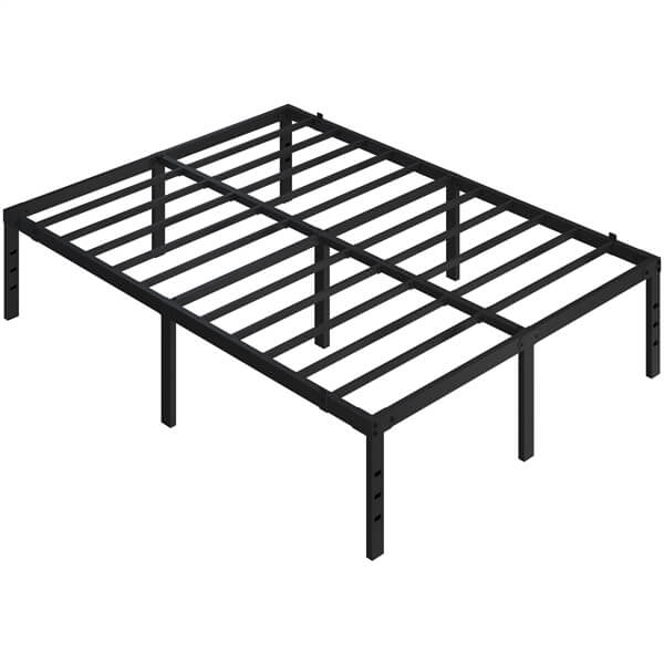 Yaheetech 16.5 Inch Metal Platform Bed Frame with Heavy Duty Steel Slat Support - Image 3