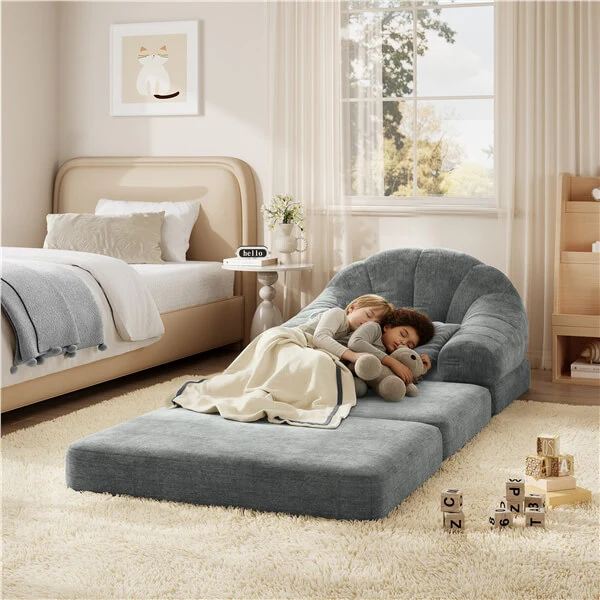 Yaheetech 2-in-1 Folding Sofa Bed - Image 3