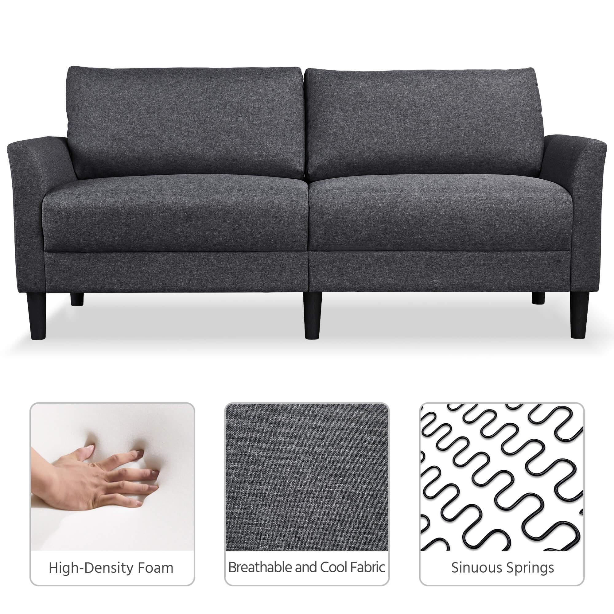 Yaheetech 75.5’’ W Modern Sofa Couch - Image 6
