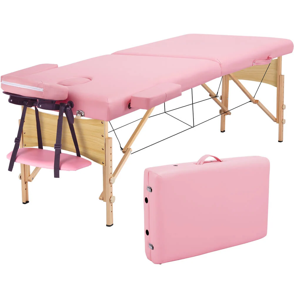 Yaheetech 2 Sectional Folding Massage Table - Image 3